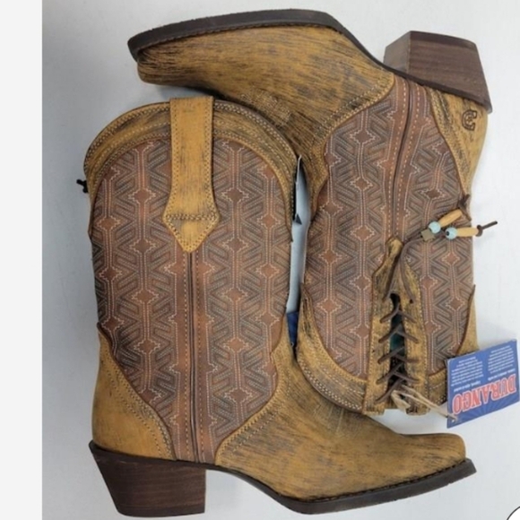 Crush™ by Durango® Women's Driftwood Western Boot, snip toe, sz 8.5 - Picture 3 of 6